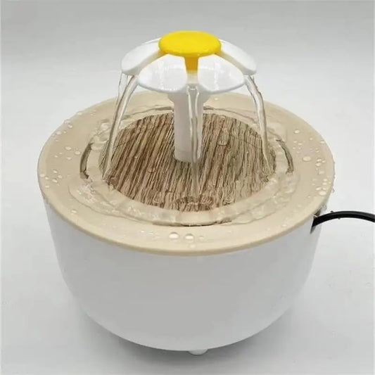 Fuente de Agua Automática para Gatos y Perros - Bebedero Eléctrico Silencioso con Filtro USB, 1.2L