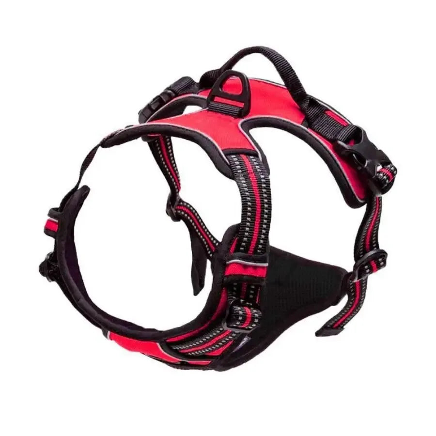 Arnés Antipull para Perros - Chaleco Ajustable con Asa de Control para Cachorros y Perros Medianos