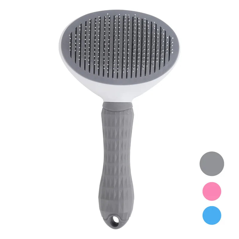 Cepillo Autolimpiable para Mascotas - Peine de Depilación Suave para Perros y Gatos
