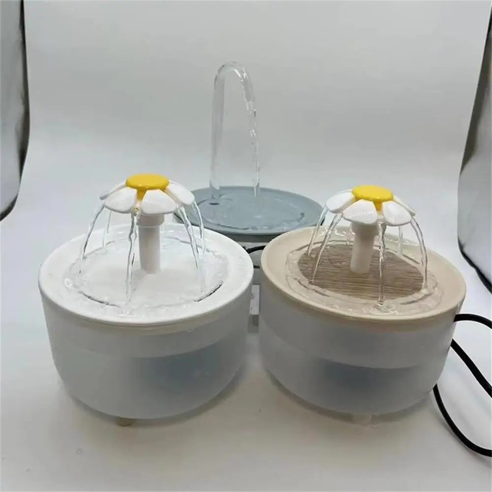 Fuente de Agua Automática para Gatos y Perros - Bebedero Eléctrico Silencioso con Filtro USB, 1.2L