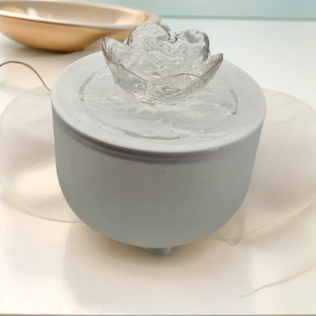 Fuente de Agua Automática para Gatos y Perros - Bebedero Eléctrico Silencioso con Filtro USB, 1.2L