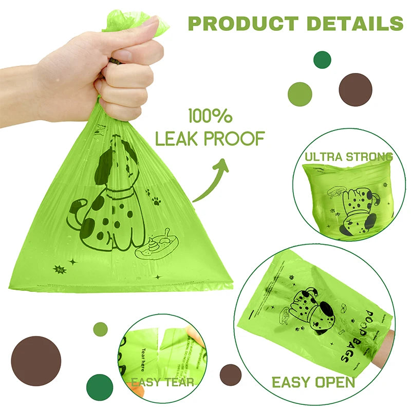 Bolsas Biodegradables para Perro con Dispensador - Aroma Lavanda, Antiescapes, Pack 60-600 uds