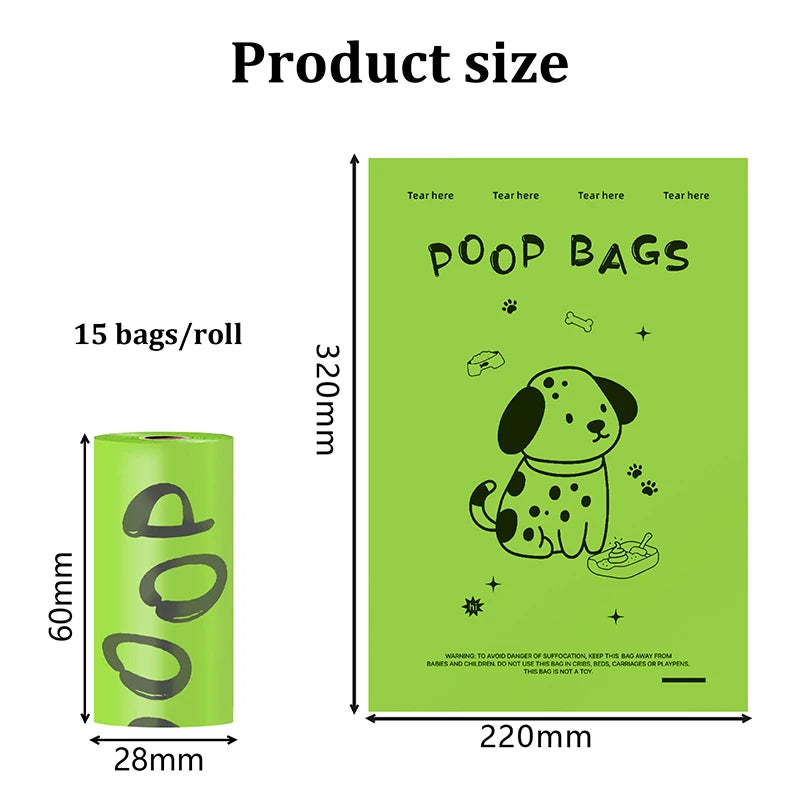 Bolsas Biodegradables para Perro con Dispensador - Aroma Lavanda, Antiescapes, Pack 60-600 uds