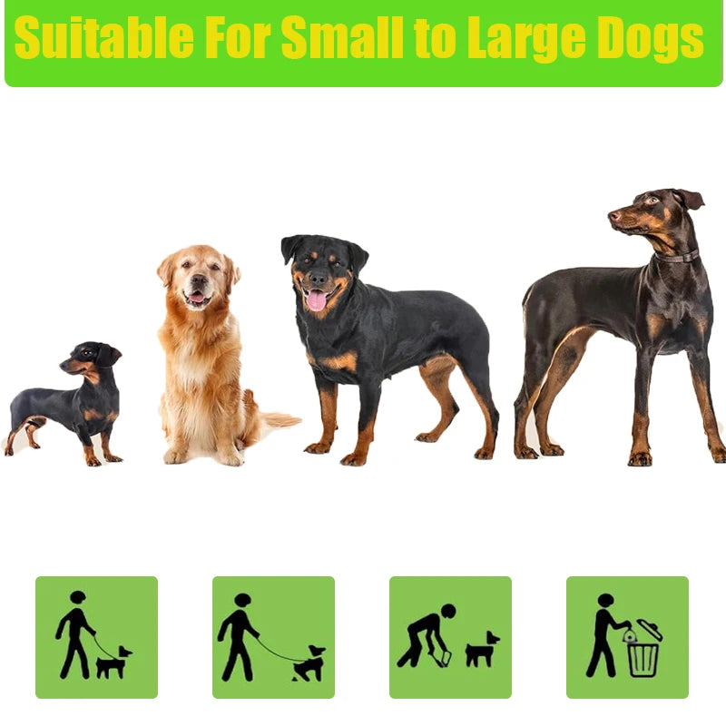 Bolsas Biodegradables para Perro con Dispensador - Aroma Lavanda, Antiescapes, Pack 60-600 uds